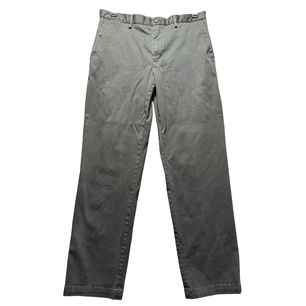 Banana Republic New Straight R Chinos Mens 33x32 Black Cotton Stretch Pants